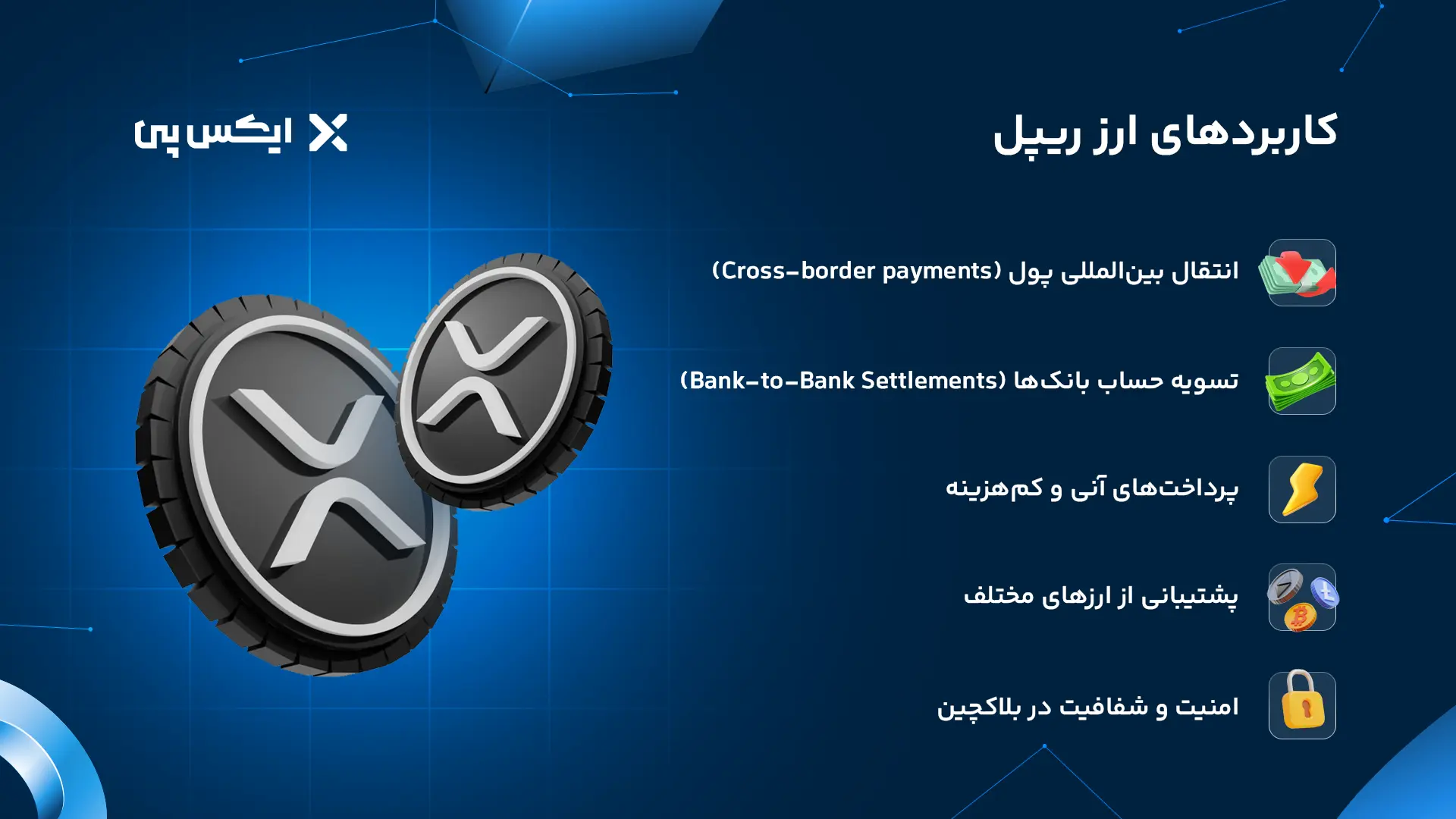 کاربردهای ارز ریپل