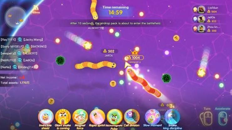 بازی هایپر اسنیکس HyperSnakes