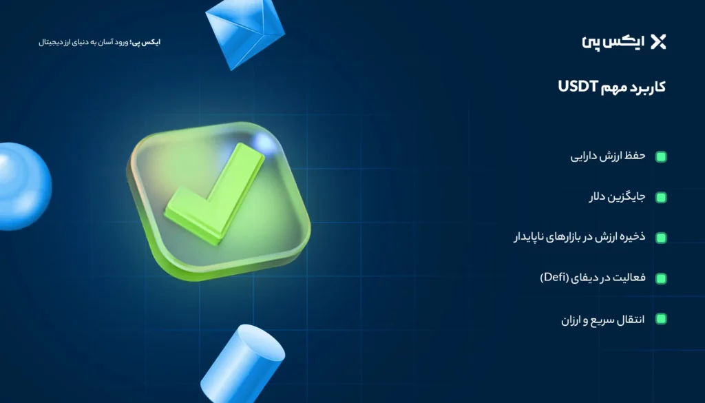 کاربرد مهم USDT